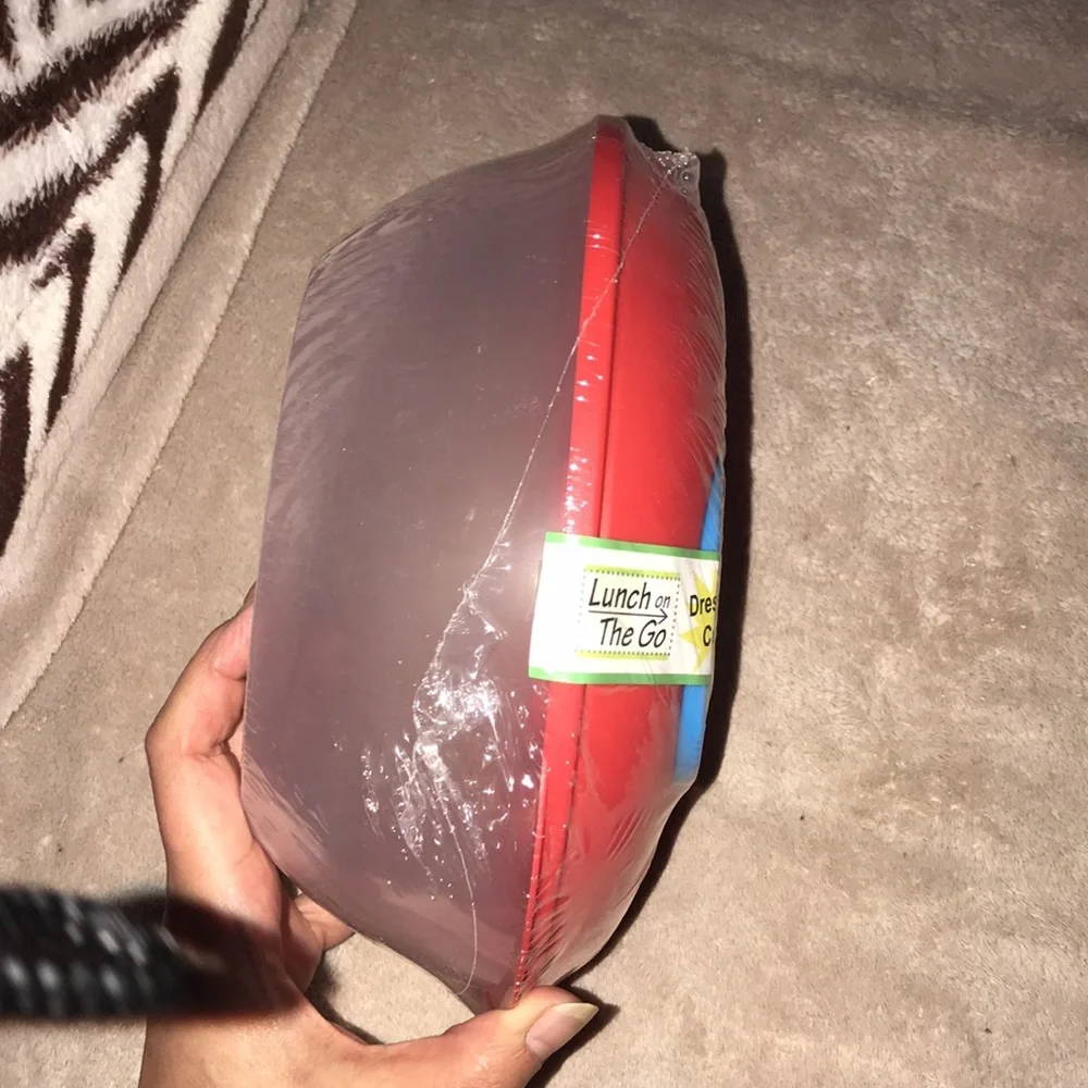 Lunch on the go Salad container with fork and dressing cup New - Picture 4 of 4